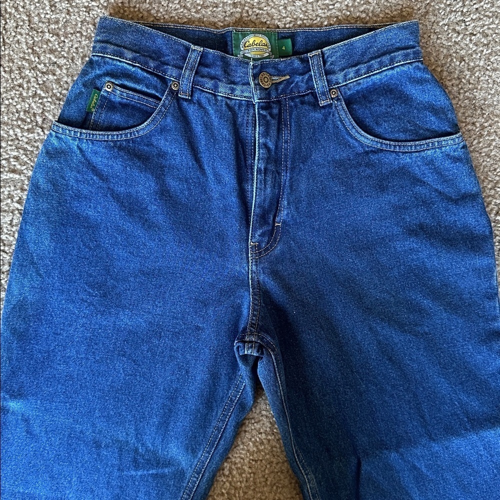 Cabela's Women's High Rise Jeans - Blue - Picture 2 of 5
